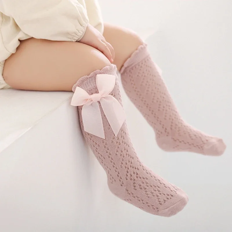 여름 아기 소녀 양말 유아 활 긴 양말 키즈 무릎 높은 - Baby Sock Oximeter 리뷰 및 가격